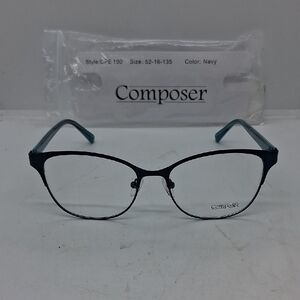 NWT Rxable Composer CPE100 Navy Eyeglass Frames